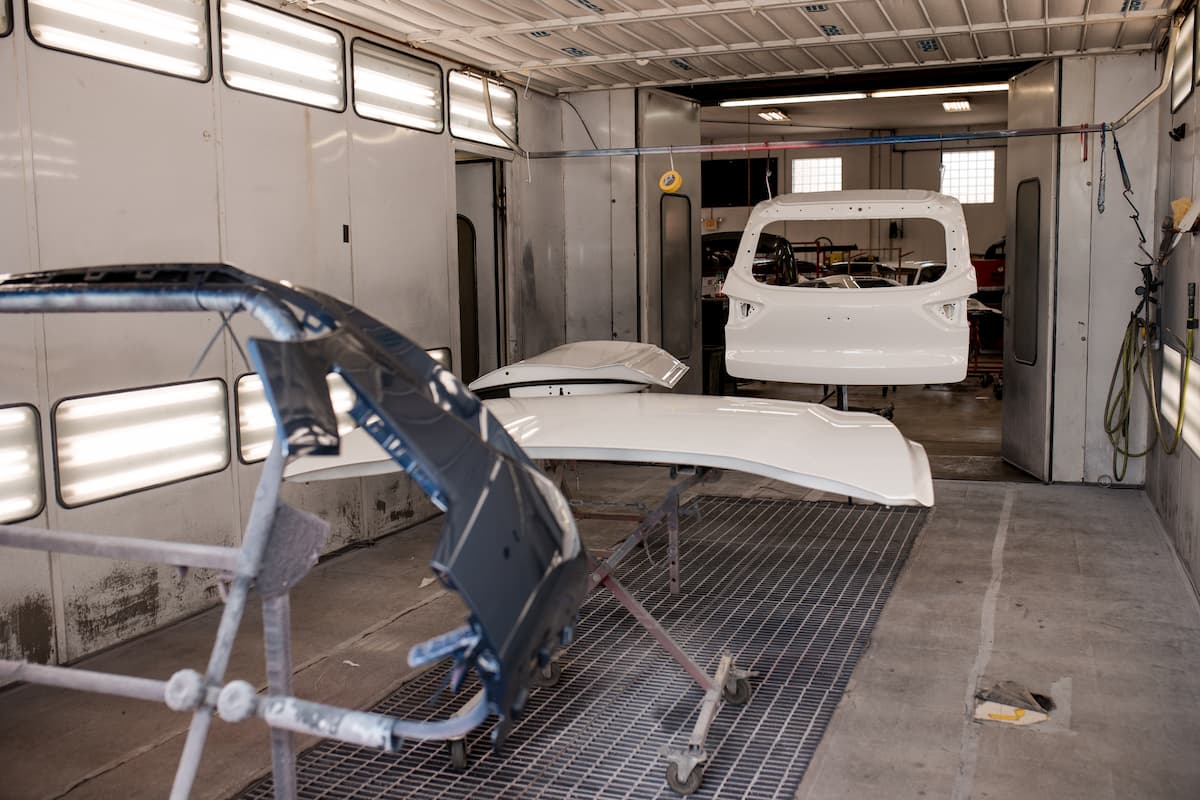 Parts-in-paint-room-Powells-Auto-Body-1.jpg